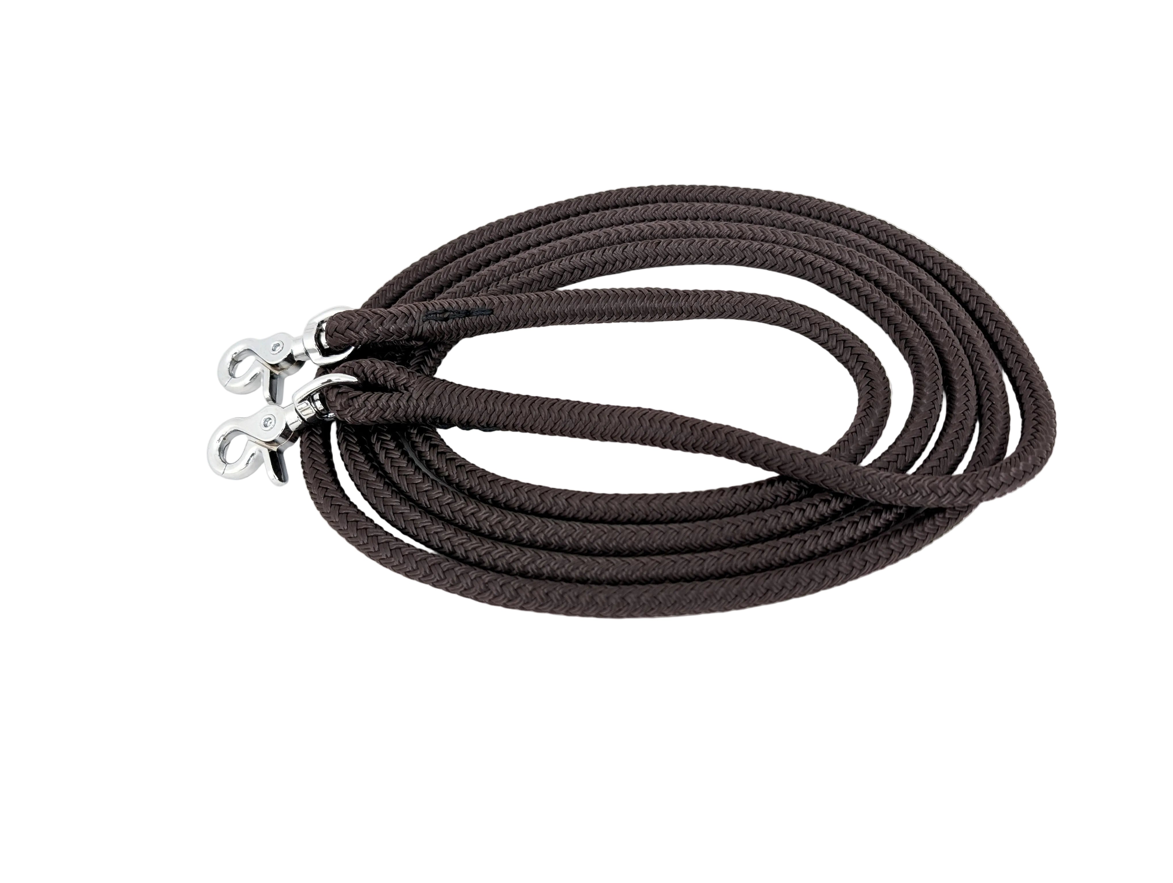 Rênes en sangle avec boutons-pression