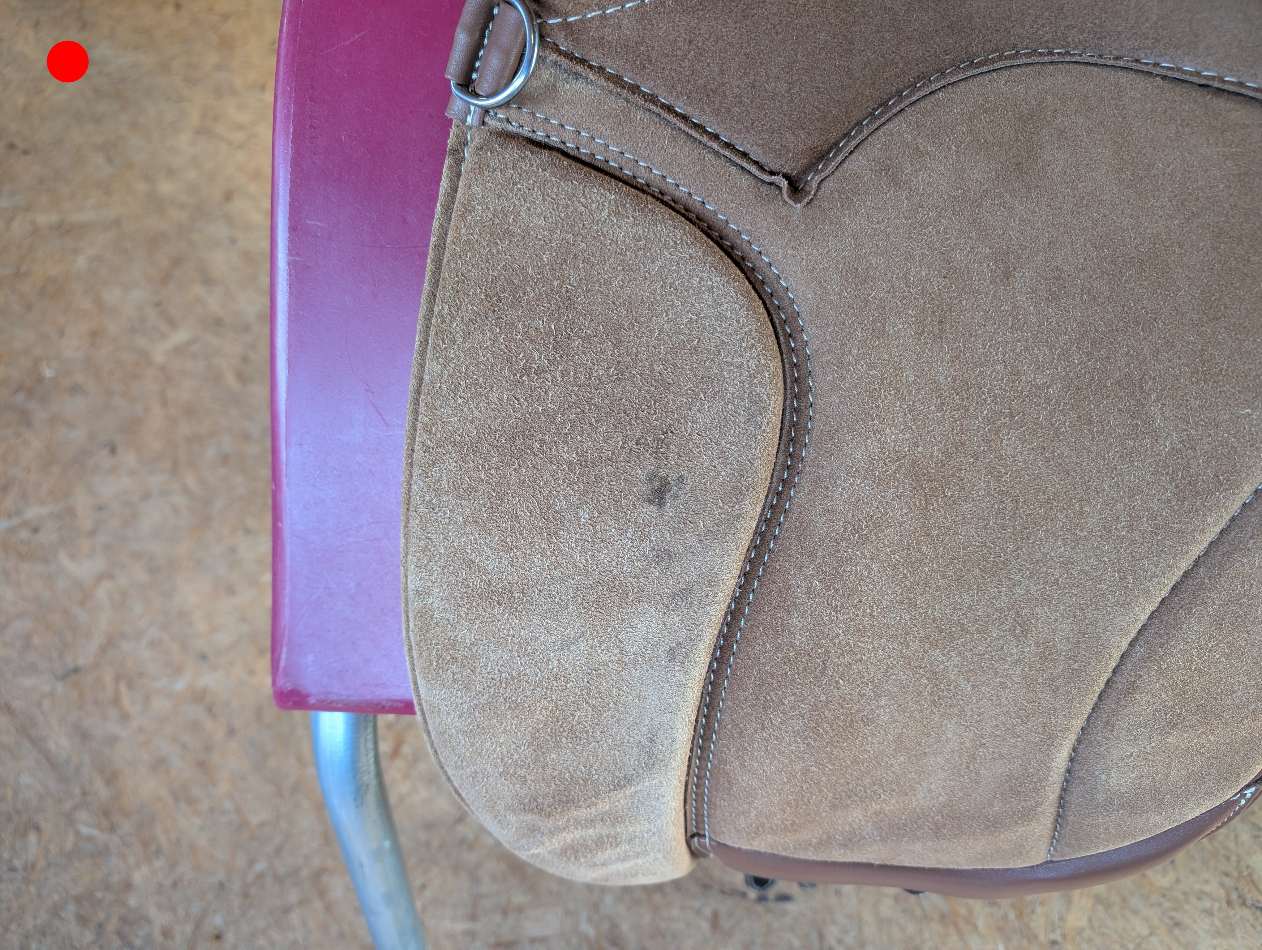 "ALIVIO IMPULSO" SUEDE dressage riding pad - WBS channel - SLIM felt cushion - knee blocks