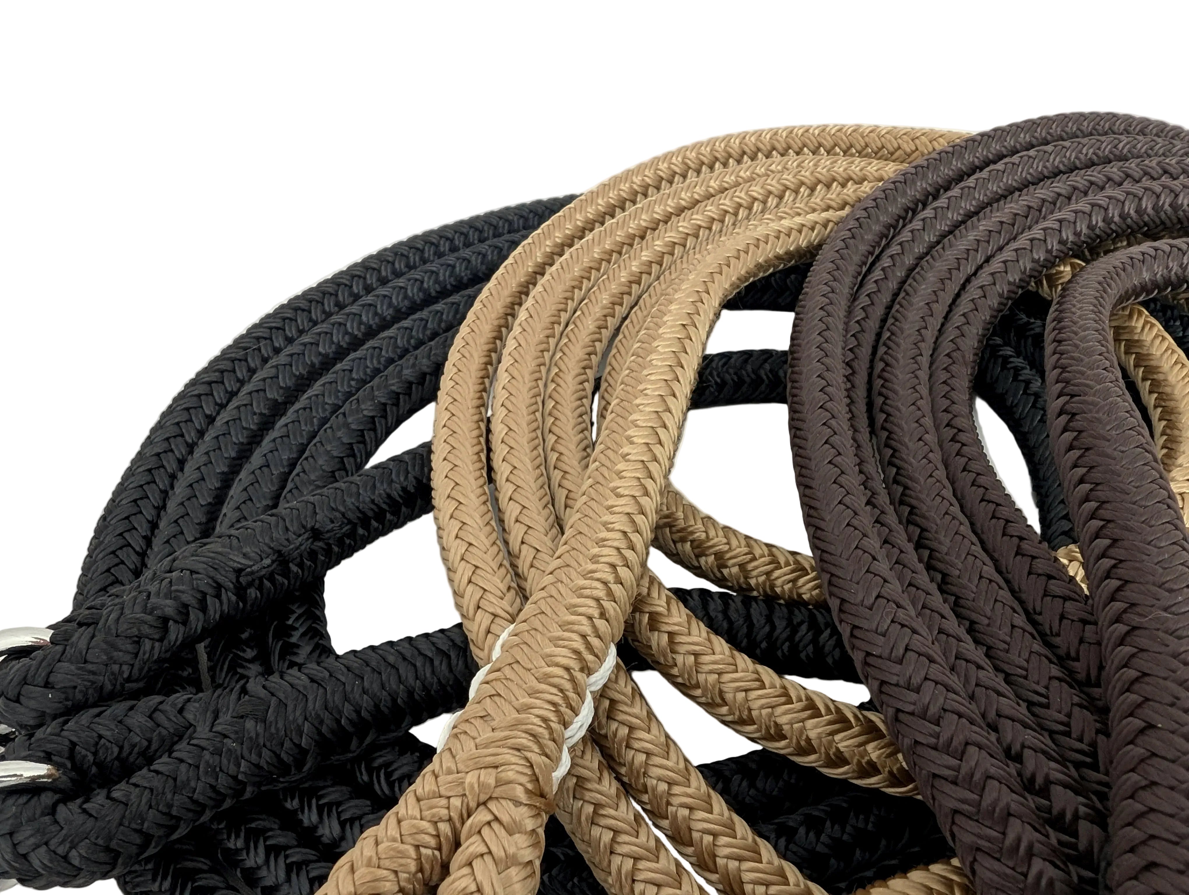 Rênes en sangle avec boutons-pression