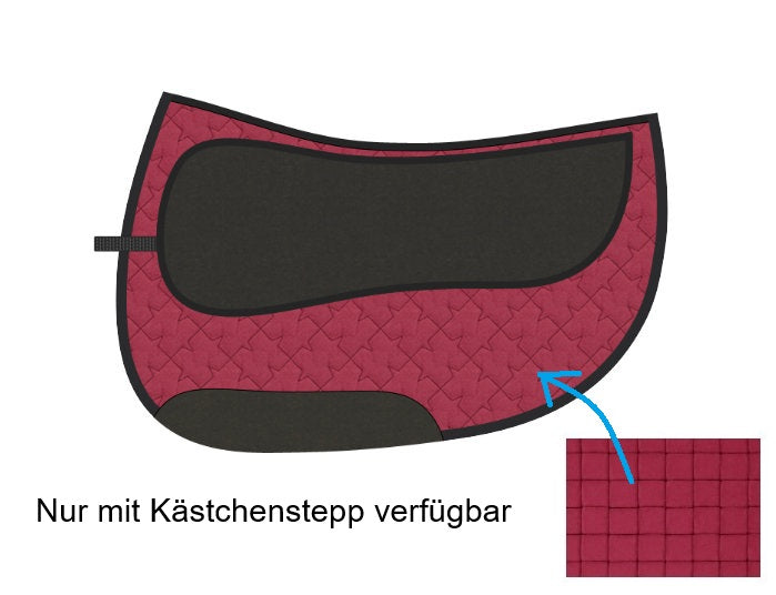 Grandeur Western saddle pad -special- "Round skirt"