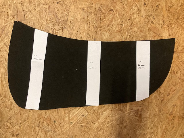 Einzelpaare und Einzelstücke Einlagen oder Zuschnitte für Sattelunterlagen oder Pads, verschiedene Formen und Materialien (Kopie)