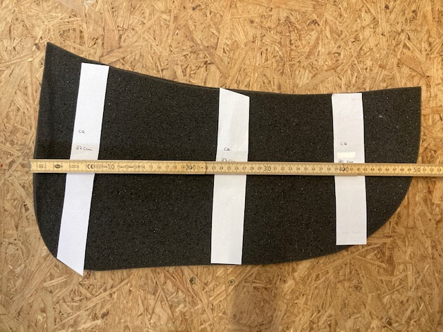 Einzelpaare und Einzelstücke Einlagen oder Zuschnitte für Sattelunterlagen oder Pads, verschiedene Formen und Materialien (Kopie)