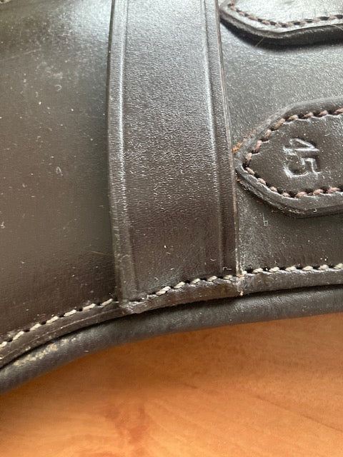 Einzelstück - B-WARE - "Mondgurt" aus Leder, Kurzgurt - Sattelgurt - Einzelstücke -