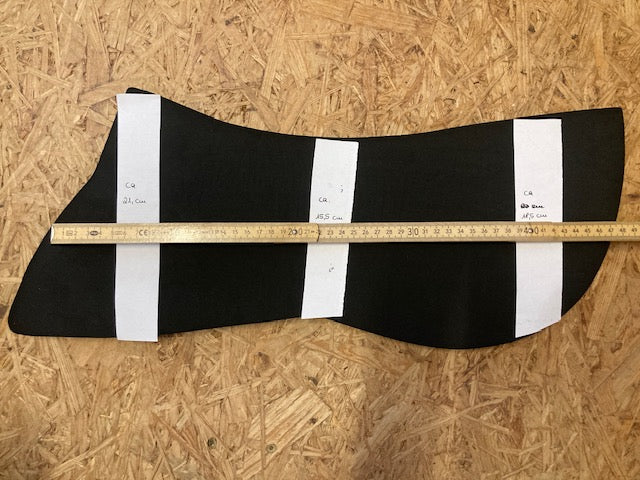 Einzelpaare und Einzelstücke Einlagen oder Zuschnitte für Sattelunterlagen oder Pads, verschiedene Formen und Materialien (Kopie)