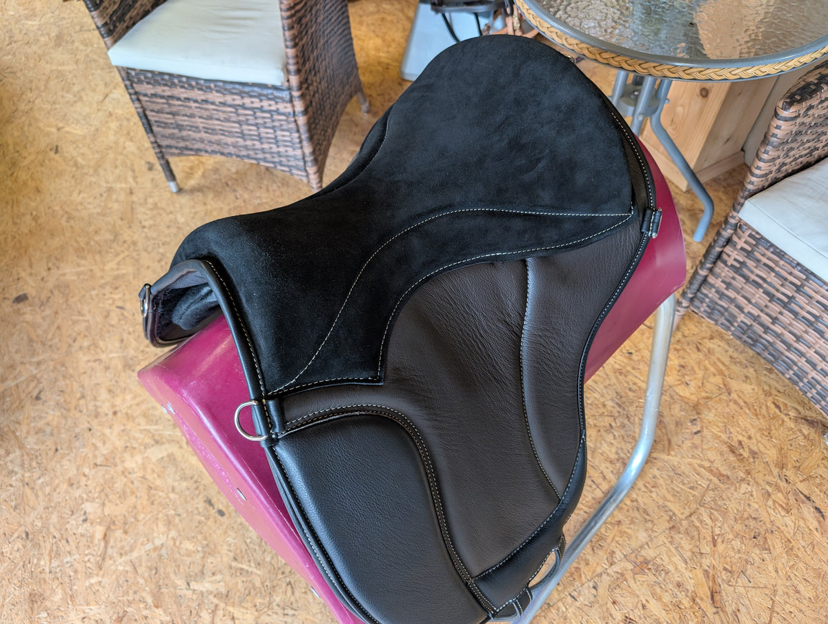 "ALIVIO IMPULSO" NAPPALEDER dressage riding pad - WBS channel - SLIM felt cushion - knee blocks
