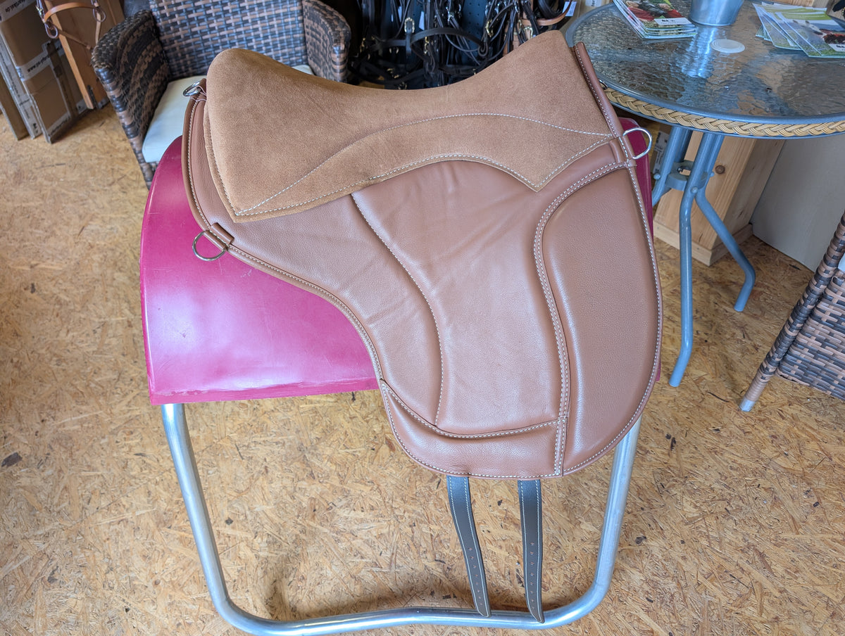 "ALIVIO IMPULSO" NAPPALEDER dressage riding pad - WBS channel - SLIM felt cushion - knee blocks