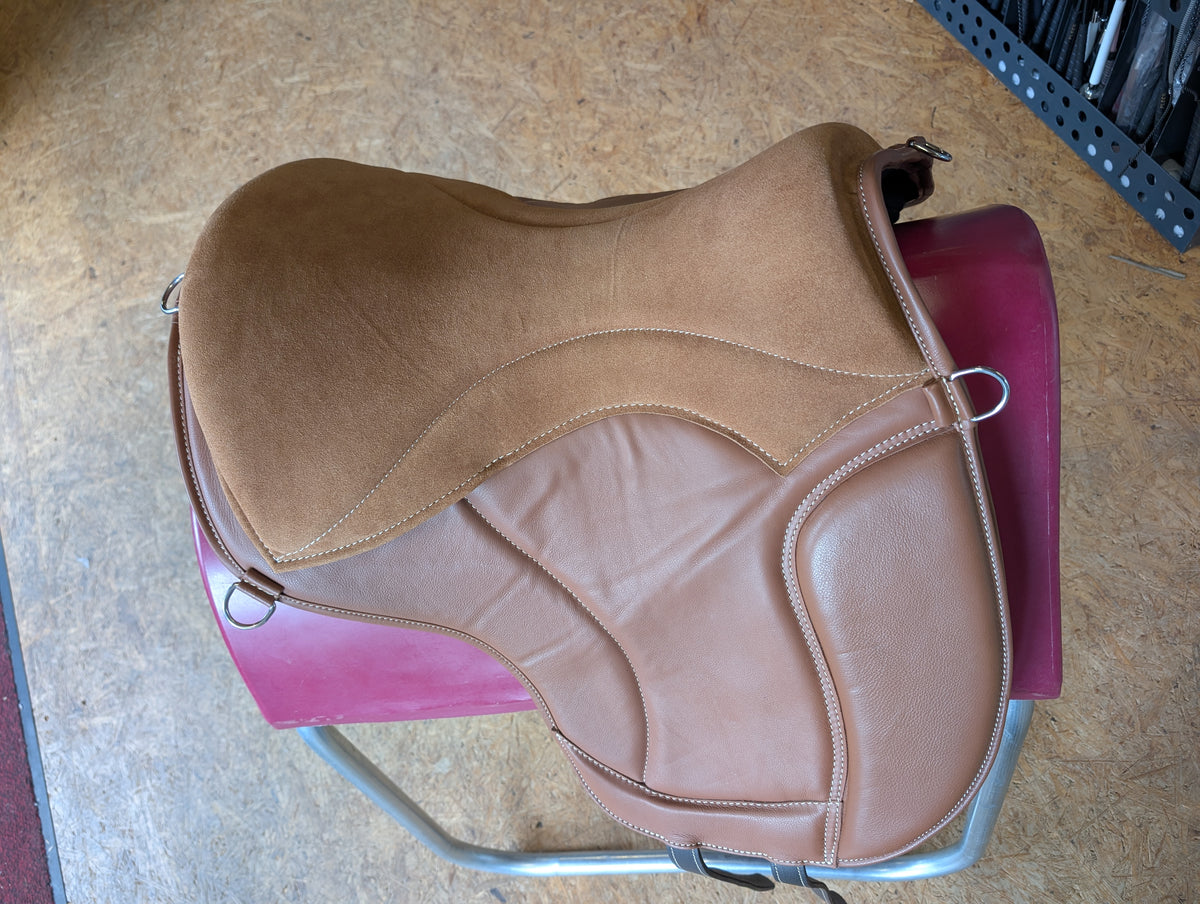 "ALIVIO IMPULSO" NAPPALEDER dressage riding pad - WBS channel - SLIM felt cushion - knee blocks