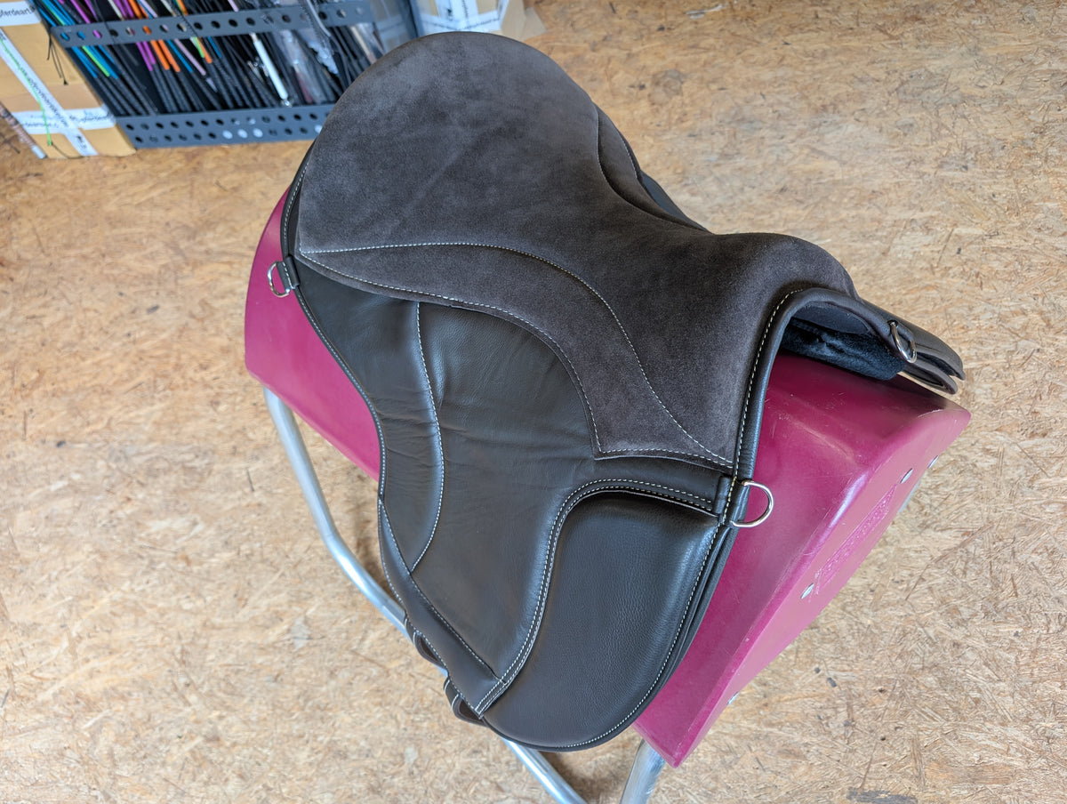 "ALIVIO IMPULSO" NAPPALEDER dressage riding pad - WBS channel - SLIM felt cushion - knee blocks