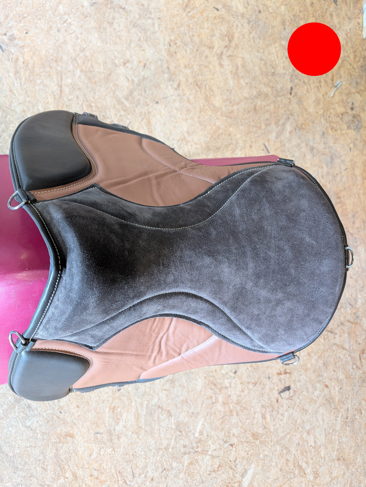 "ALIVIO IMPULSO" NAPPALEDER dressage riding pad - WBS channel - SLIM felt cushion - knee blocks