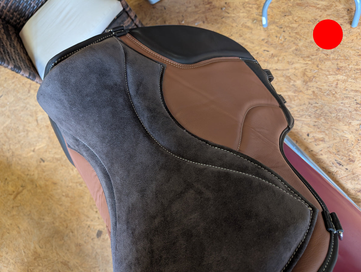 "ALIVIO IMPULSO" NAPPALEDER dressage riding pad - WBS channel - SLIM felt cushion - knee blocks