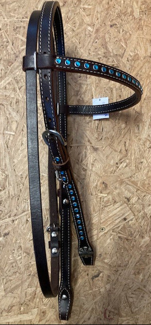 Einzelstück - Stirnbandzaum mit Verzierungen