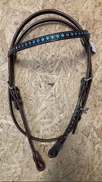 Einzelstück - Stirnbandzaum mit Verzierungen