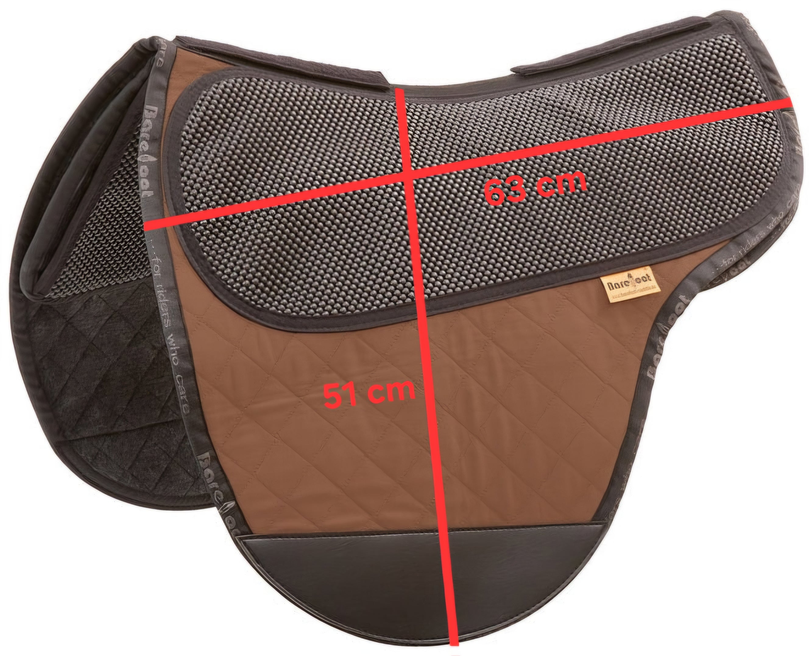 Barefoot saddle pad system physio for saddle Cheyenne / Softwalk / JustAdjust / Merlyn