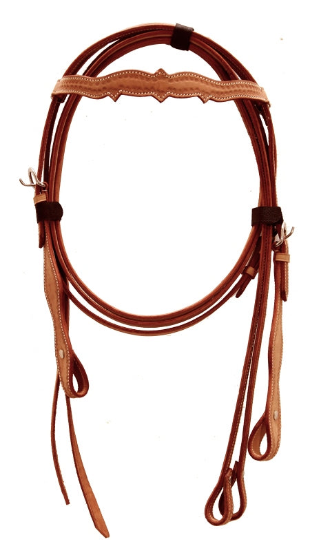 Headband bridle, western bridle "Little Peaks" with reins