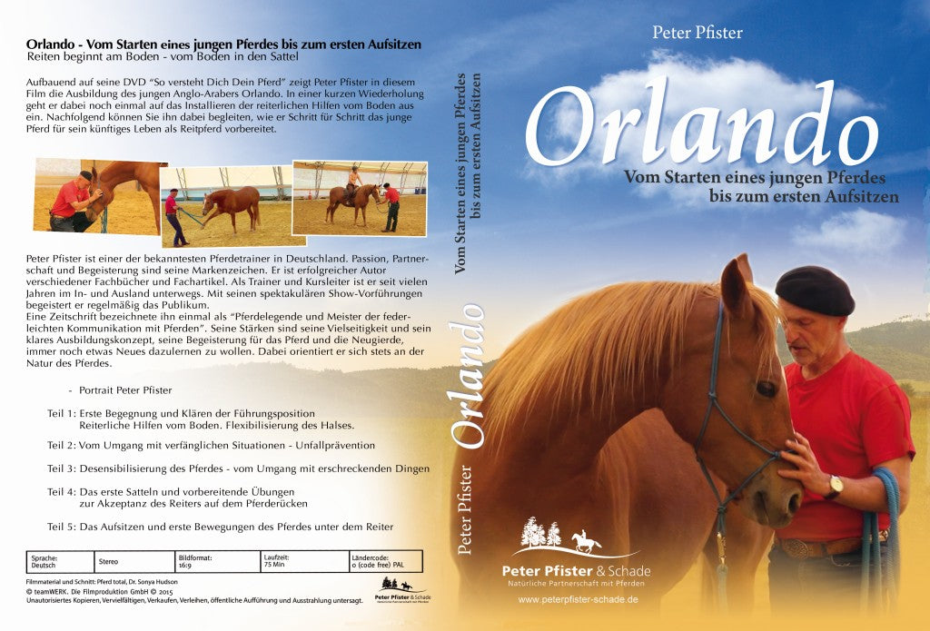 DVD "ORLANDO" vom Boden in den Sattel