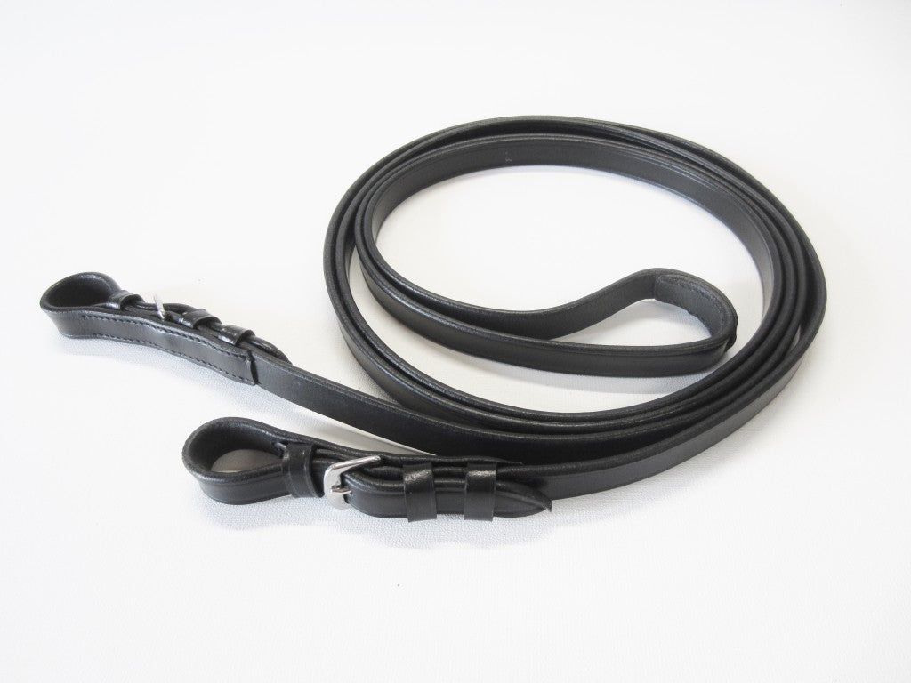Pony leather reins, sewn closed, classic design