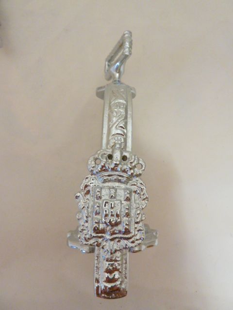 Barocke spanische Steigbügel  Silber mit drehbarer Aufhängung - 1 Paar - Aktionsangebot -