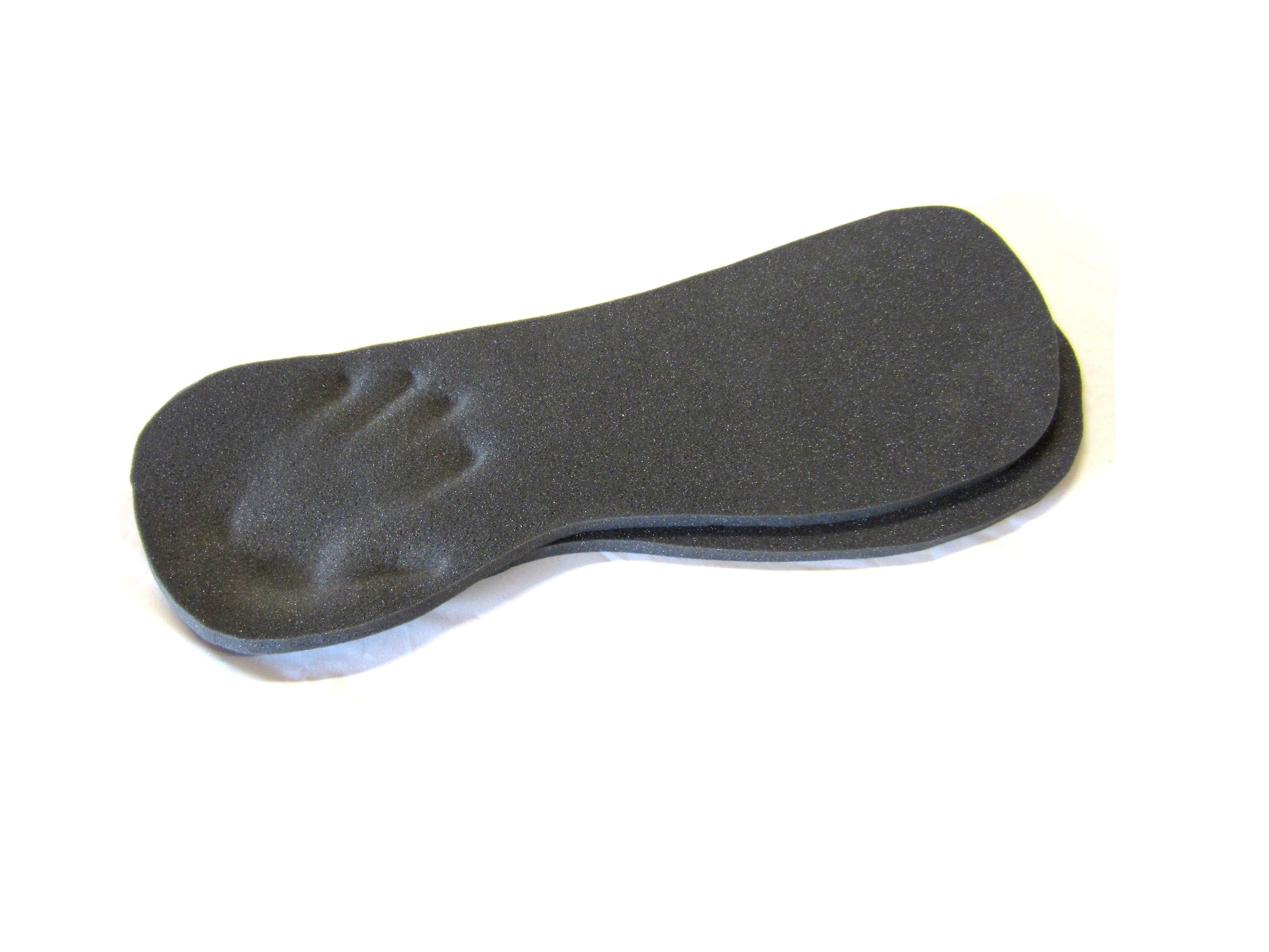1 pair of memory foam inserts standard shape 15mm high for saddle pads or pads