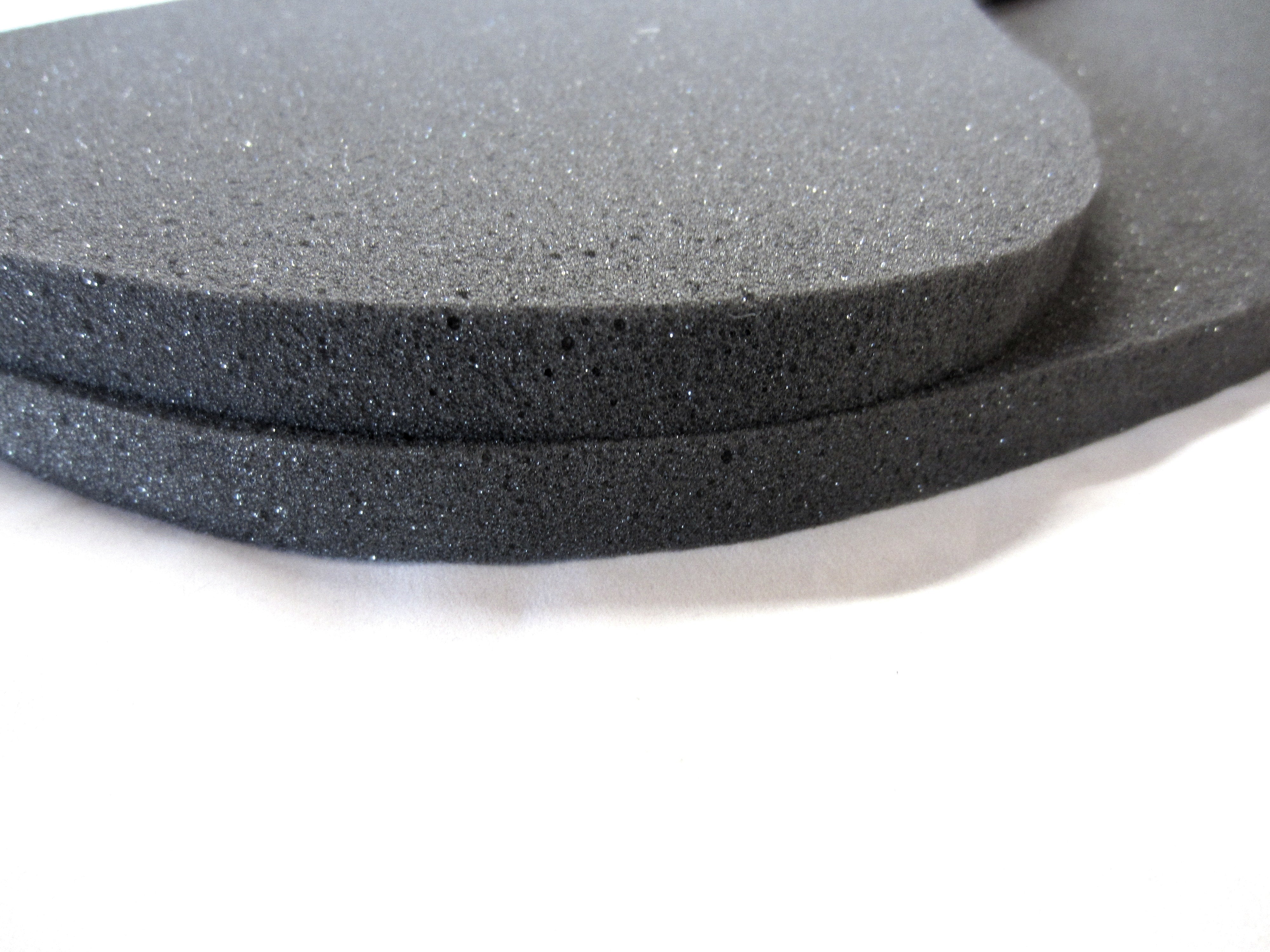 1 pair of memory foam inserts standard shape 15mm high for saddle pads or pads