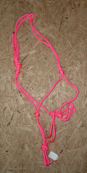 Knotenhalfter Profi - Neon Pink -  Abverkauf