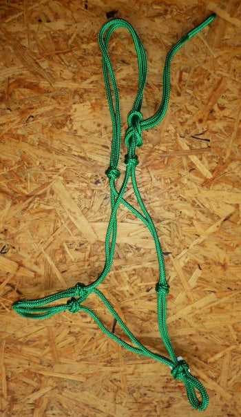 Knot halter professional - green