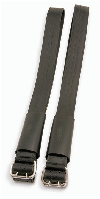 Stirrup leathers English for treeless saddles, wide special