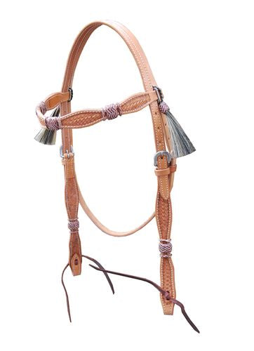 Bridle with rawhide and tassels 2456