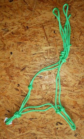 Knot halter professional - neon green