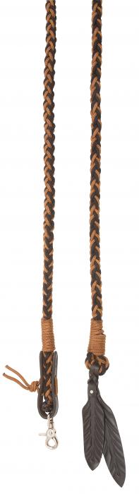 Amber Western reins with removable snaps