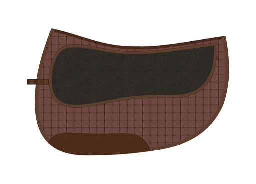 Grandeur Western saddle pad -special- "Round skirt"