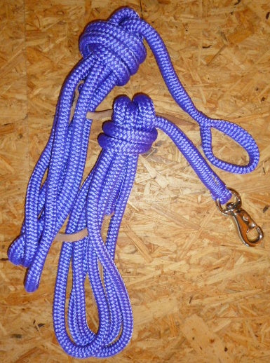 Corde de travail / corde de travail au sol / corde à anneaux, violette