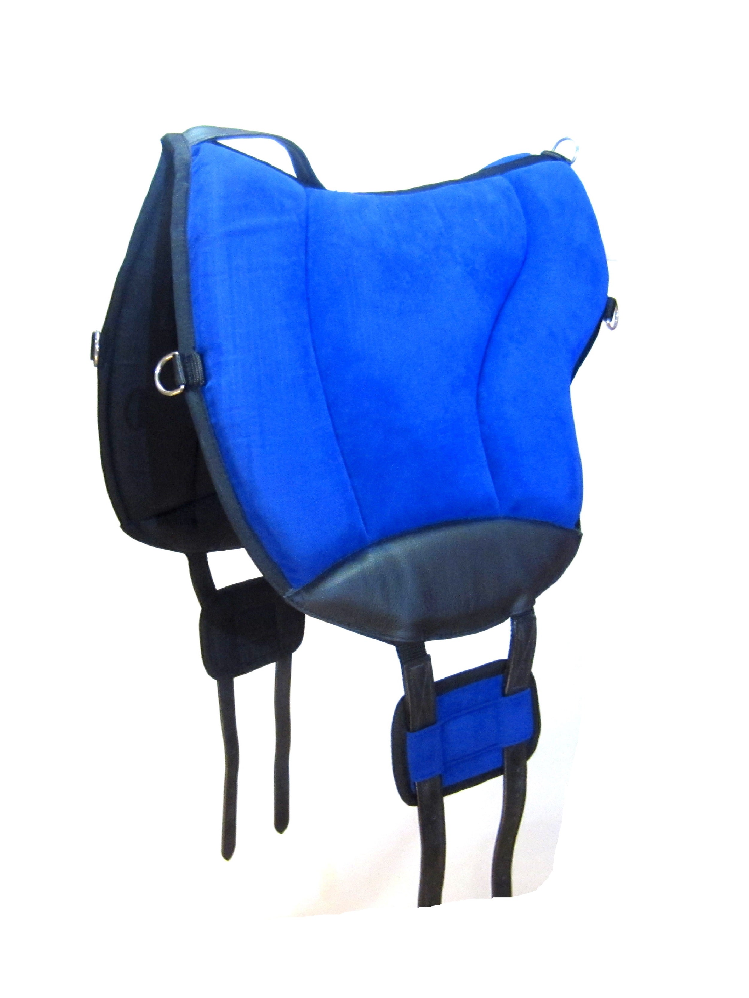 Riding pad "ALIVIO" with WBS channel &amp; chamber structure with fillable felt cushions - velcro-